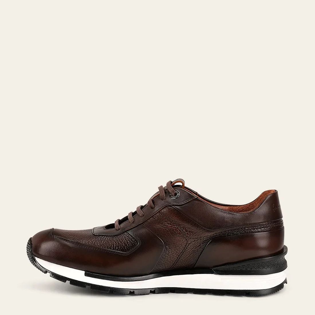 Cuadra | Brown Deer Leather Sneaker