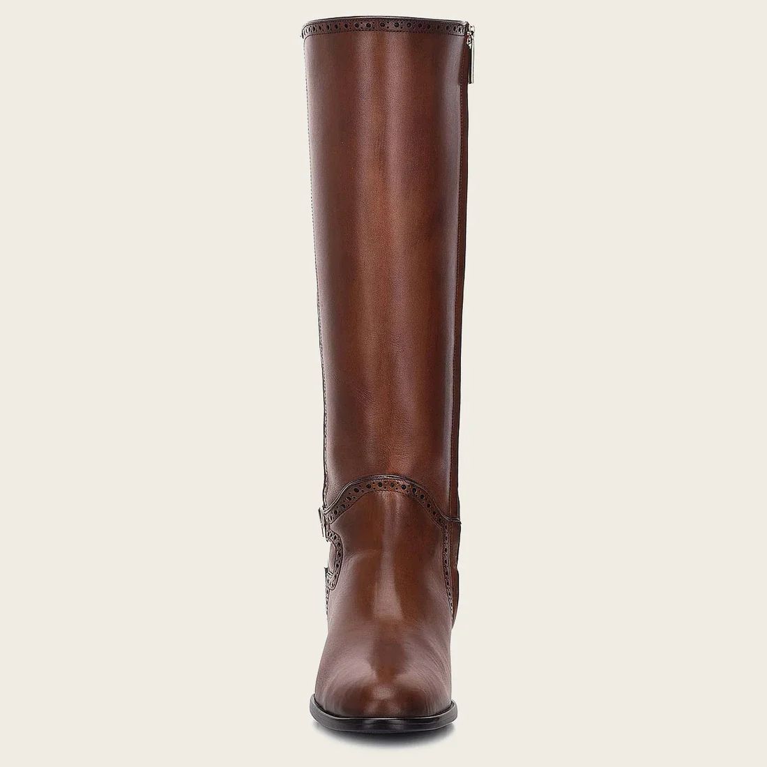 Cuadra | Hand-Painted Honey Leather Riding Boot
