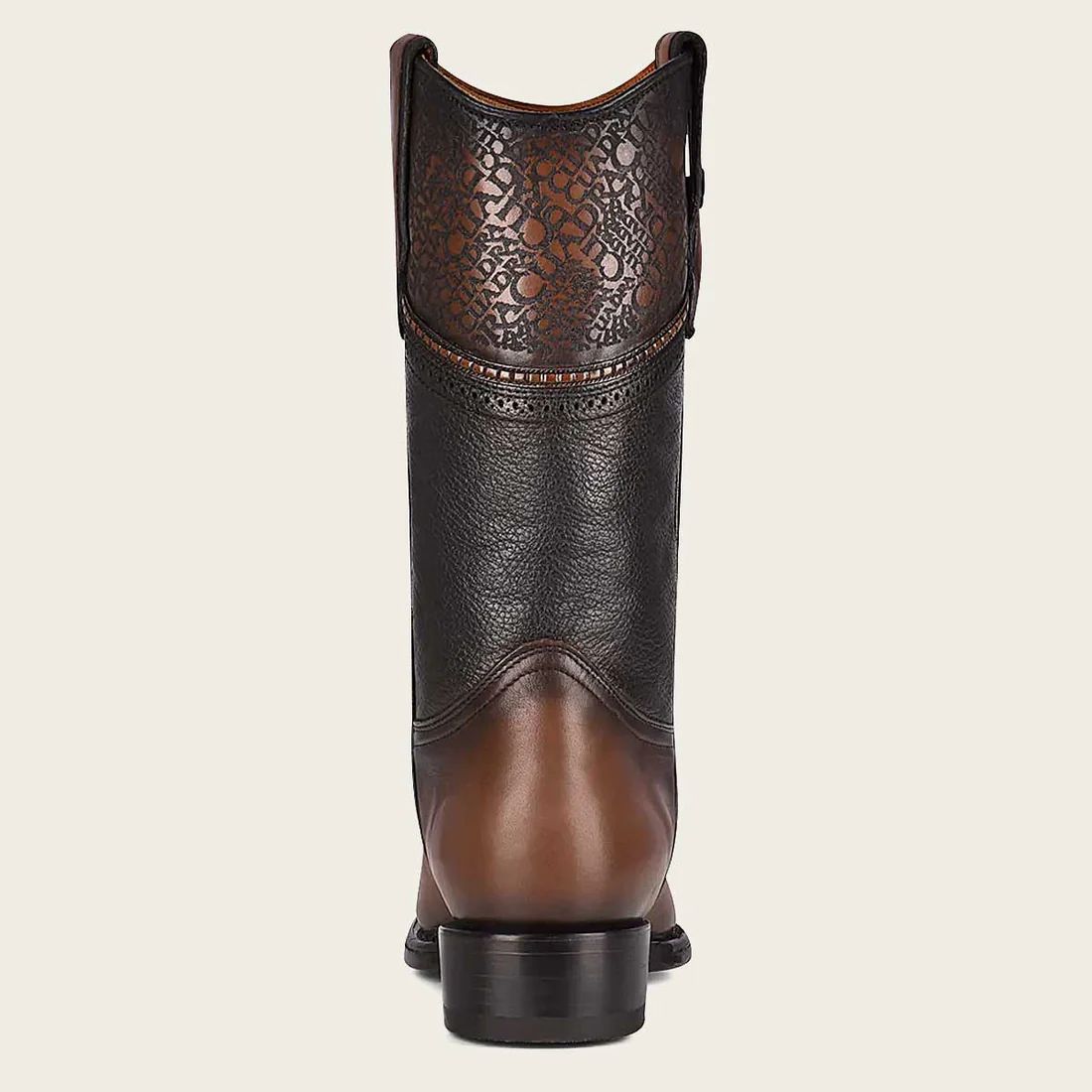 Cuadra | Cowboy Boot With Engraved Detail - Click Image to Close