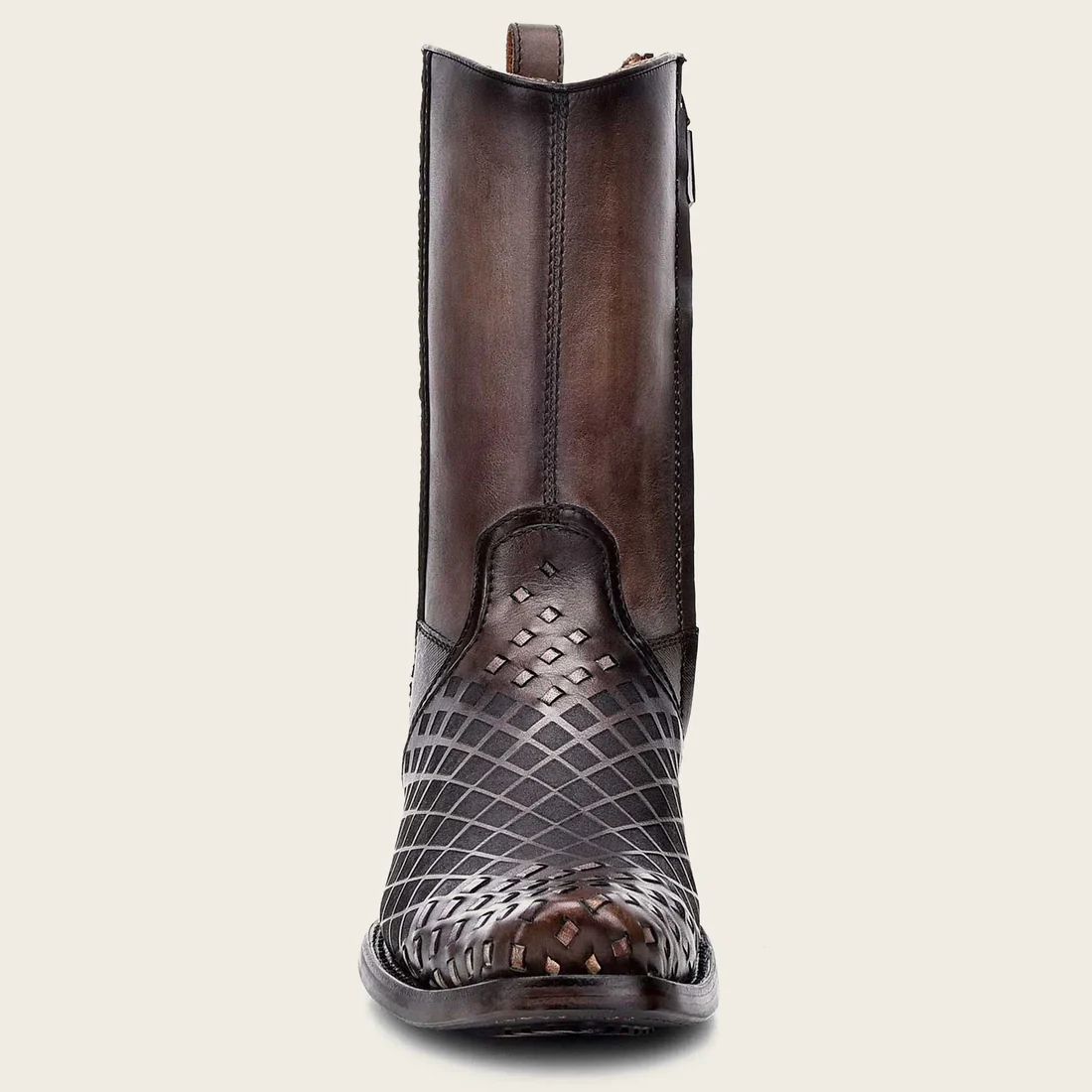 Cuadra | Engraved Oxford Leather Boot