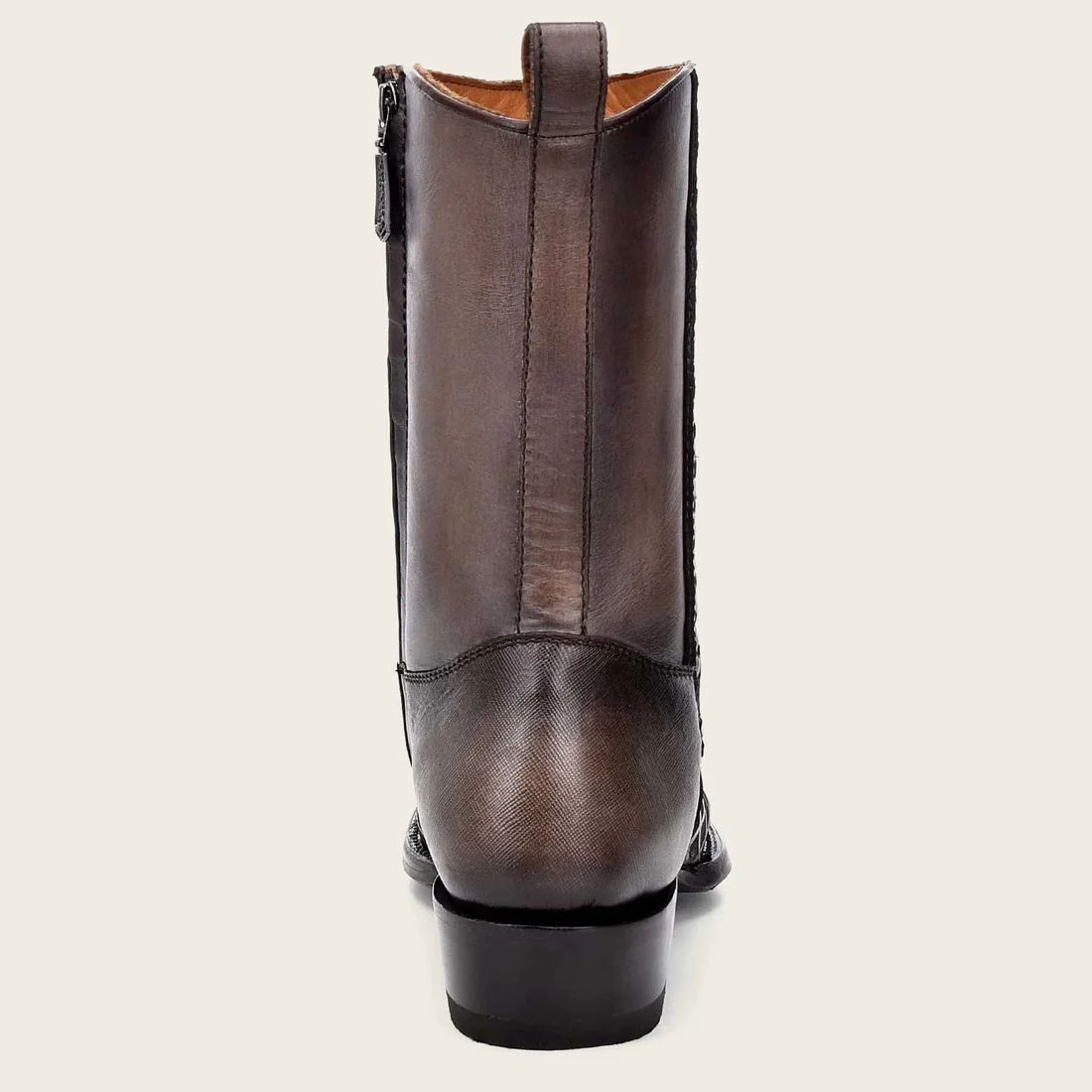 Cuadra | Engraved Oxford Leather Boot