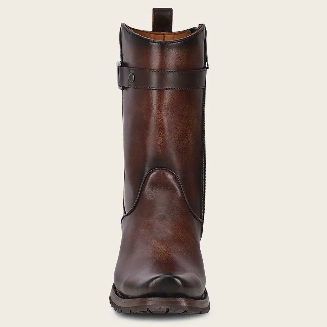 Cuadra | Hand-Painted Brown Leather Urban Boot