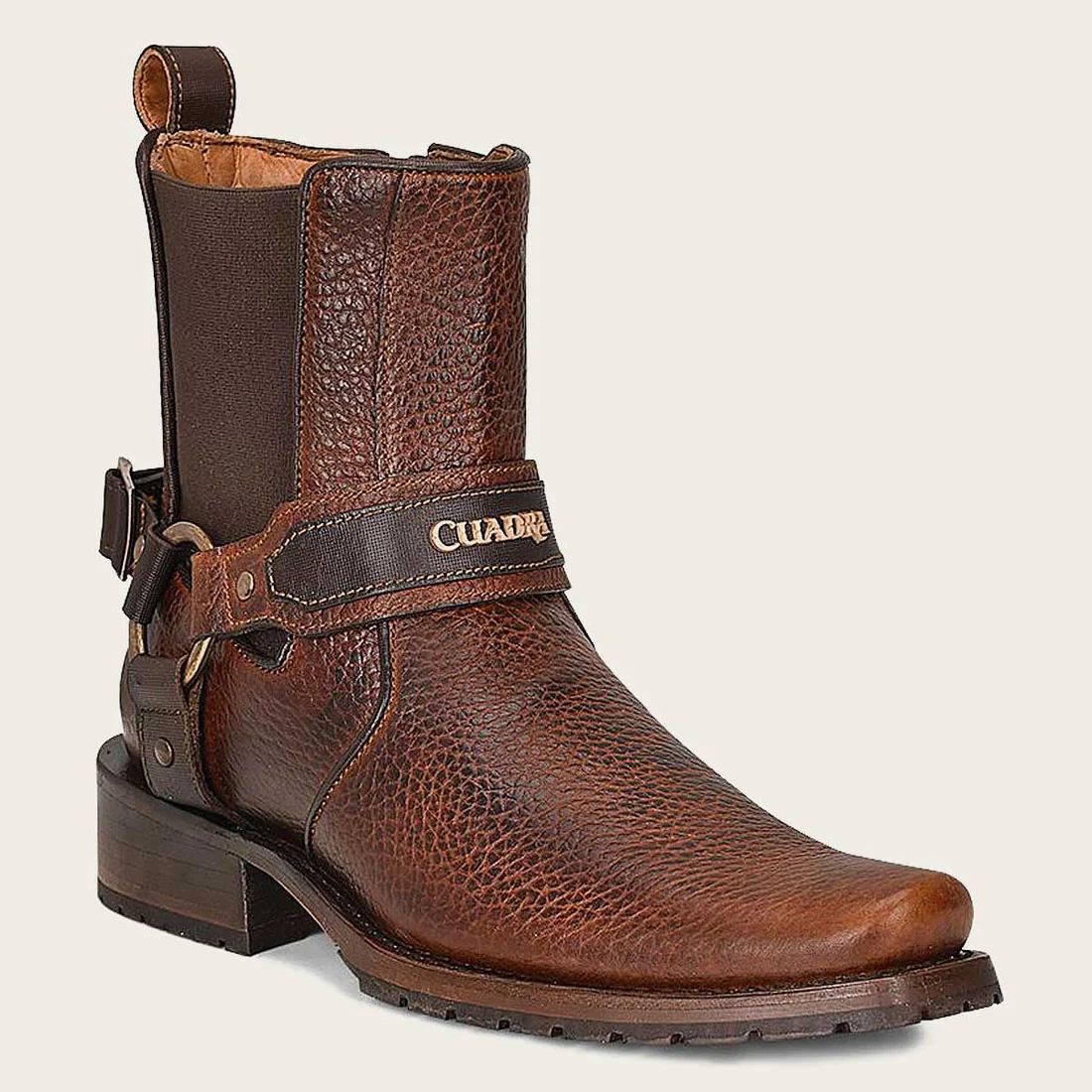 Cuadra | Urban Hand-Painted Honey Leather Boot