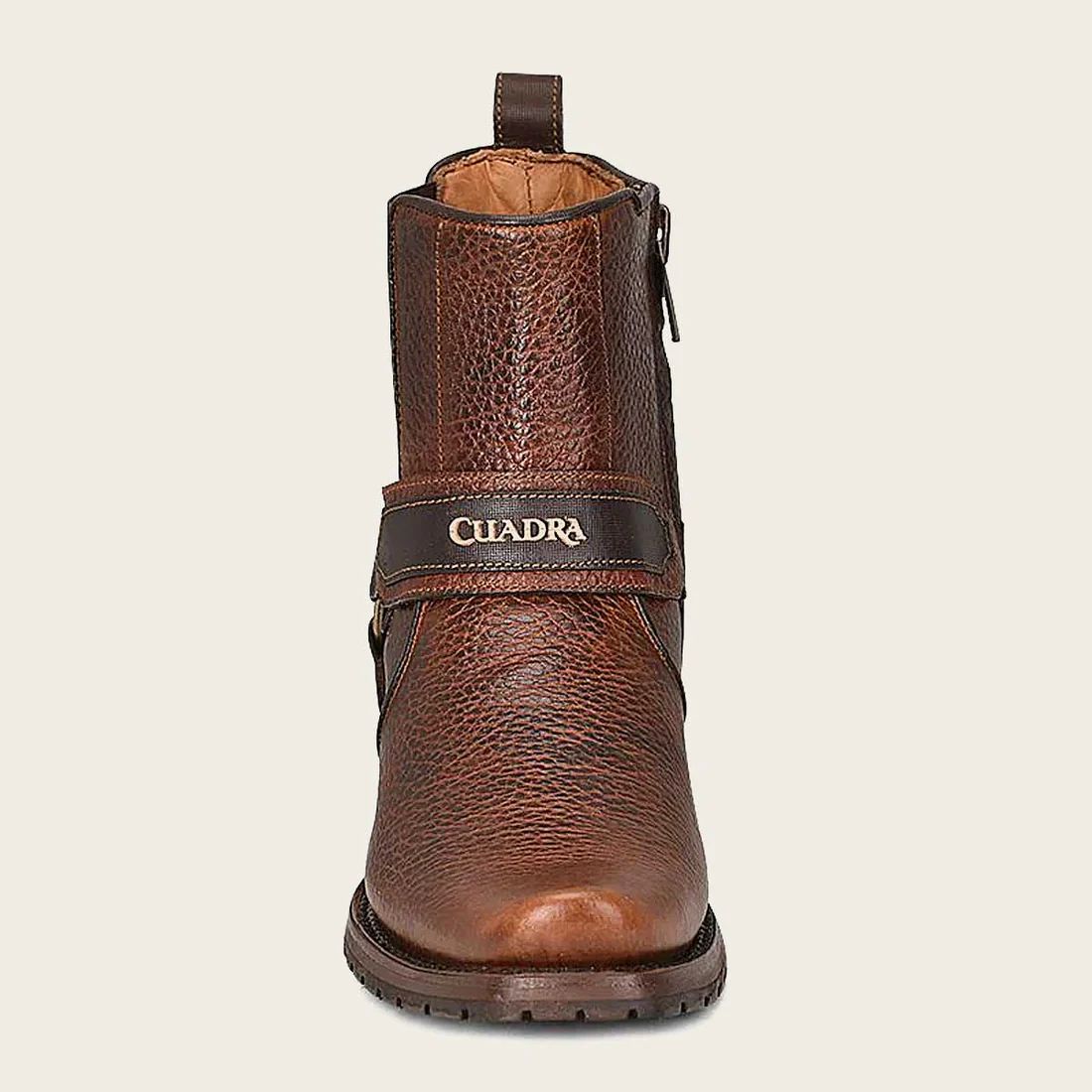 Cuadra | Urban Hand-Painted Honey Leather Boot