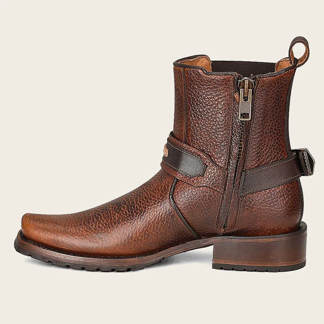 Cuadra | Urban Hand-Painted Honey Leather Boot