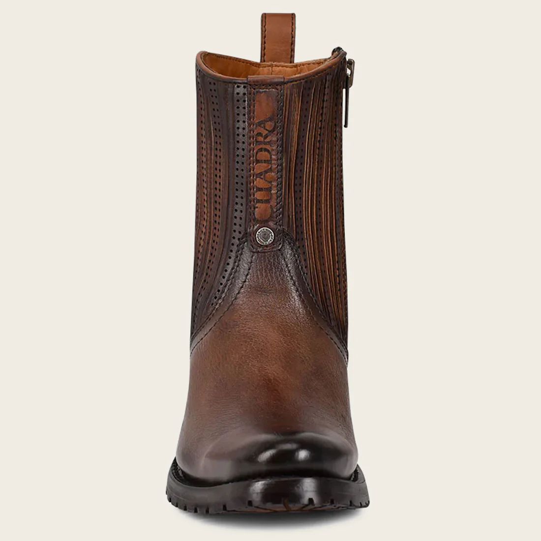 Cuadra | Hand-Painted Honey Leather Urban Boot-Bovine - Honey