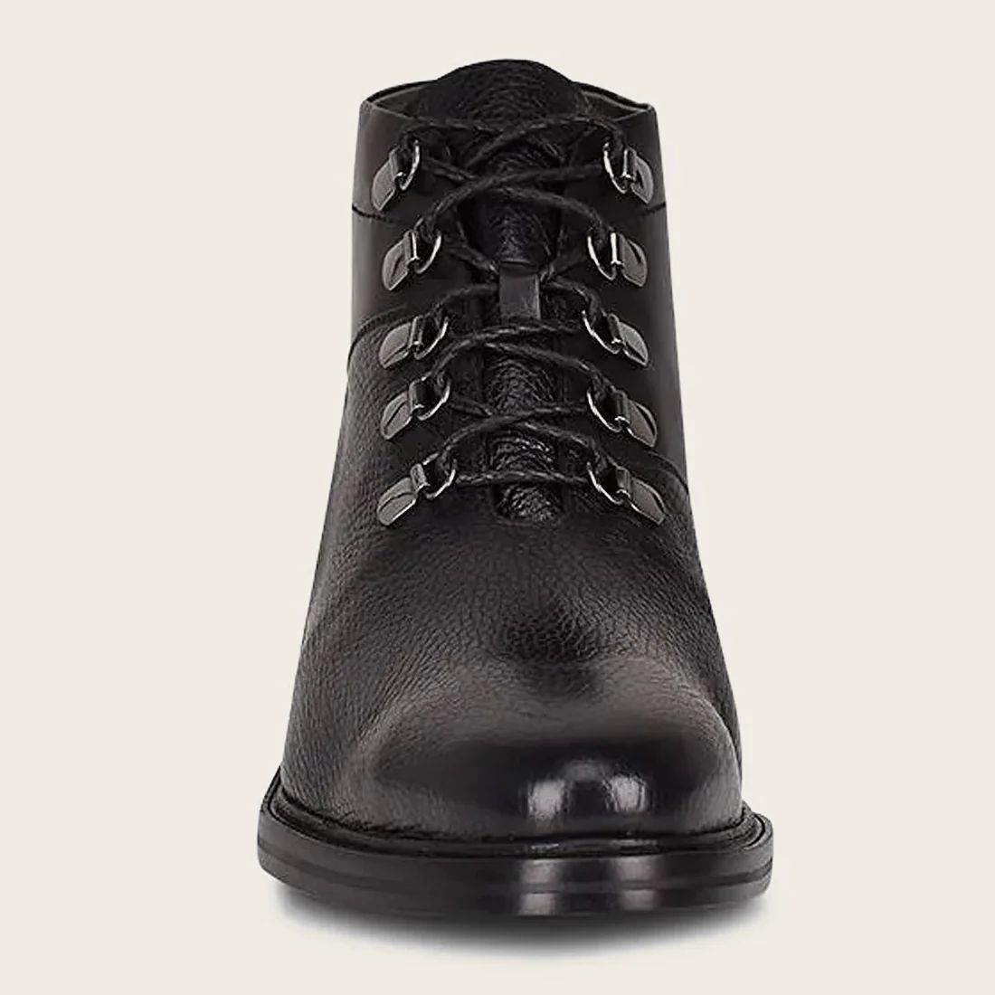 Cuadra | Black Deer Leather Urban Bootie