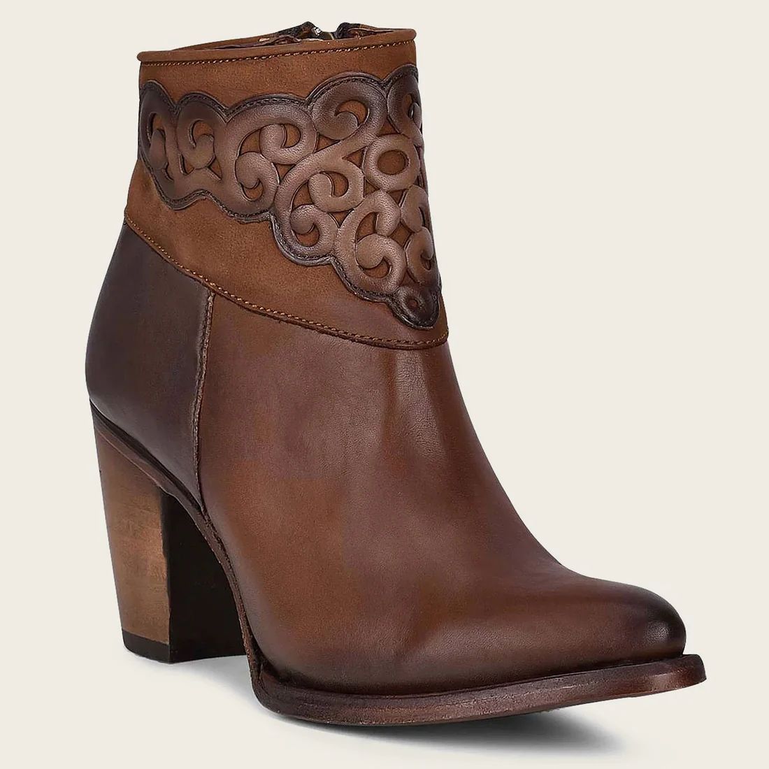 Cuadra | Brown Ankle Bootie For Women