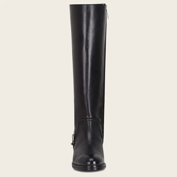 Cuadra | Hand-Painted Black Leather Riding Boot - Click Image to Close