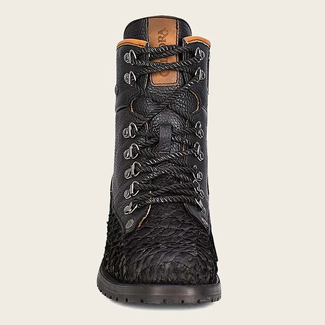 Cuadra | Urban Black Poisson Leather Boot