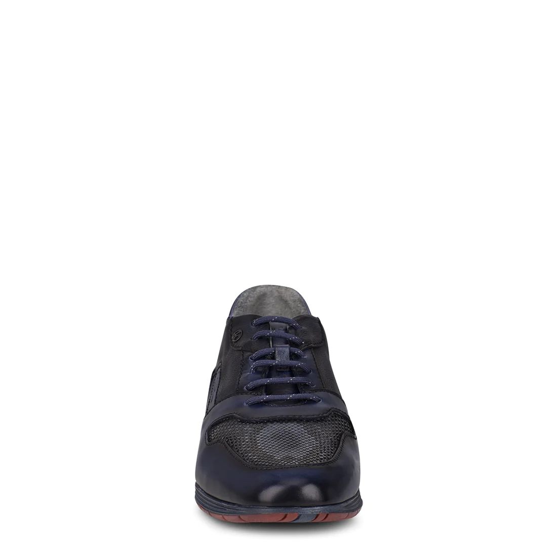 Cuadra | Hand-Painted Blue Montecarlo Leather Sneakers