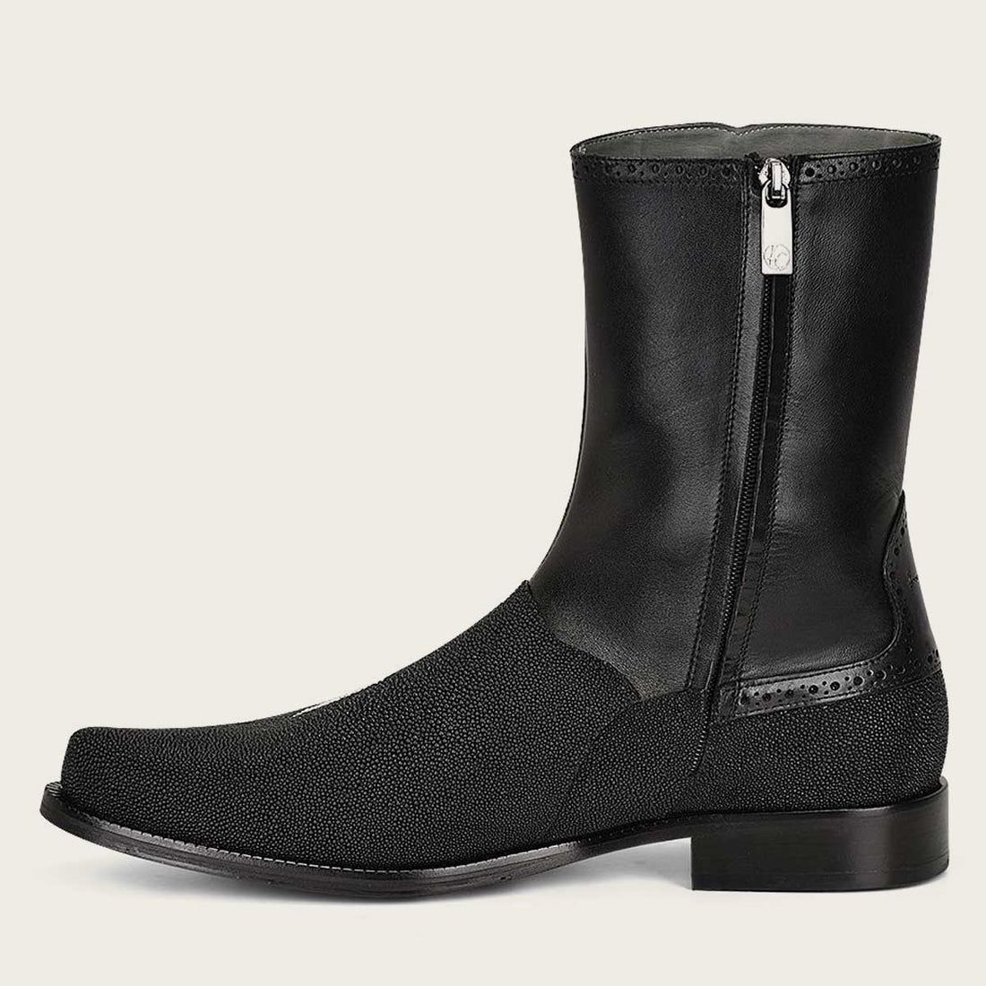 Cuadra | Black Stingray Exotic Leather Boot