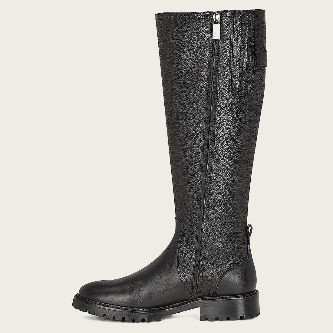 Cuadra | High Boot Black Bovine Leather Boot