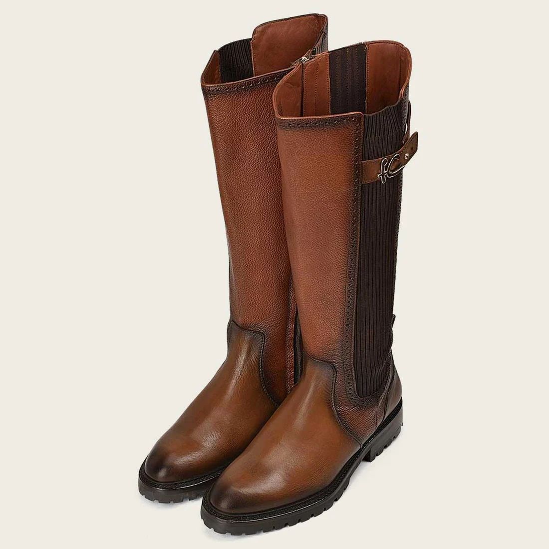 Cuadra | High Boot Honey Bovine Leather Boot
