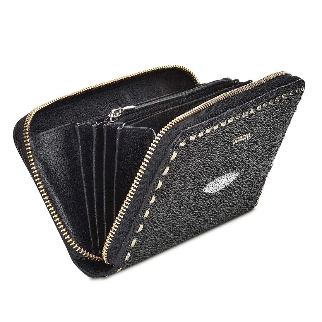 Cuadra | Handwoven Black Leather Bifold Wallet