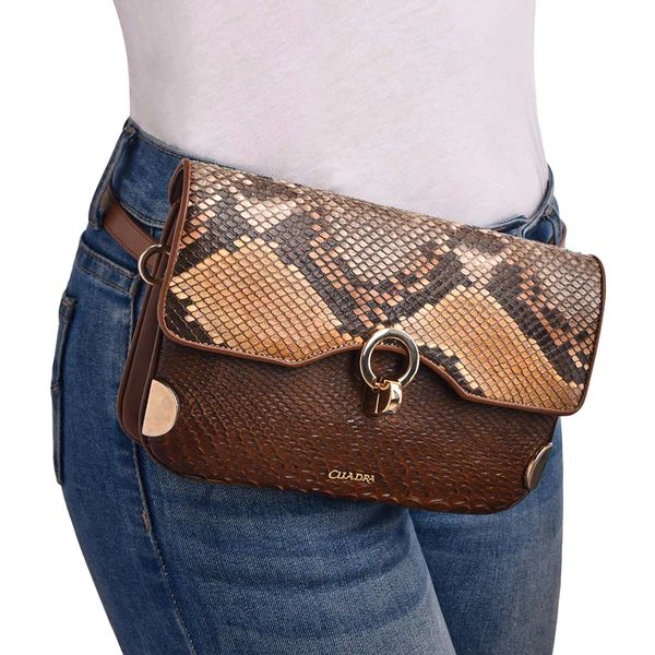 Cuadra | Handmade Honey Leather Belt Bag