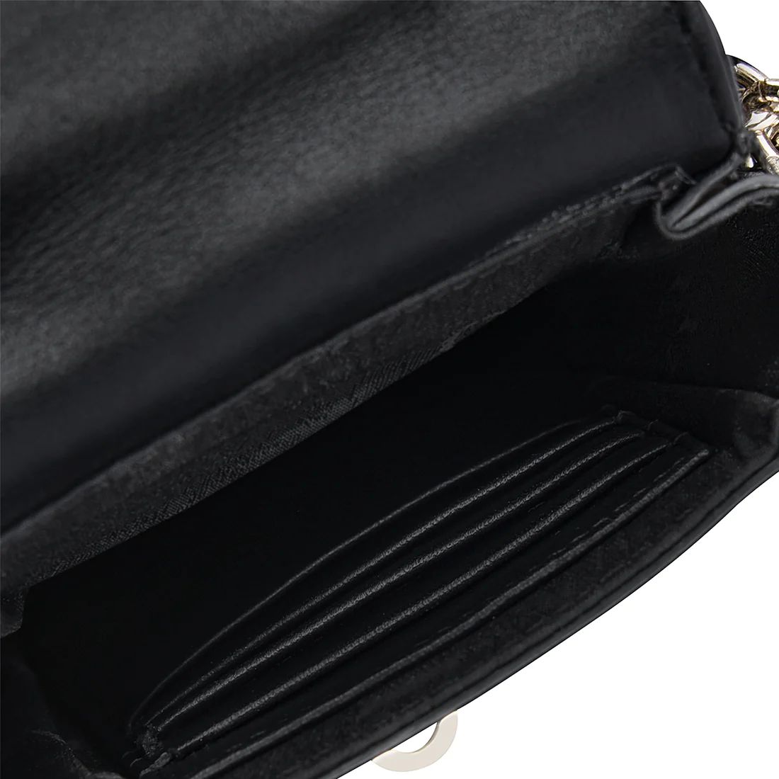 Cuadra | Black Exotic Leather Cell Phone Bag