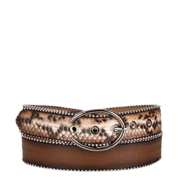 Cuadra | Exotic Honey Leather Belt