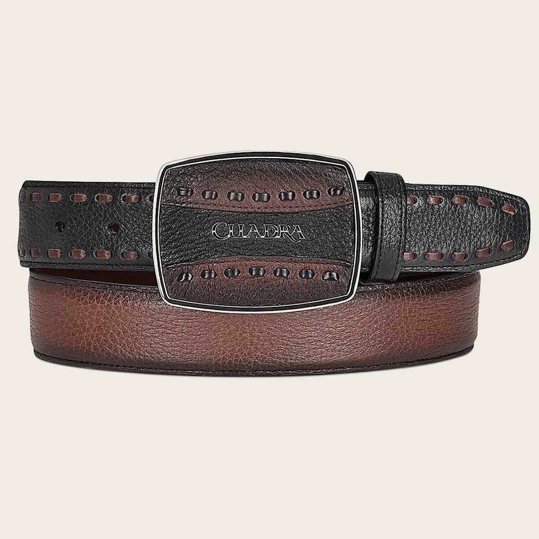 Cuadra | Cowboy Brown Leather Belt