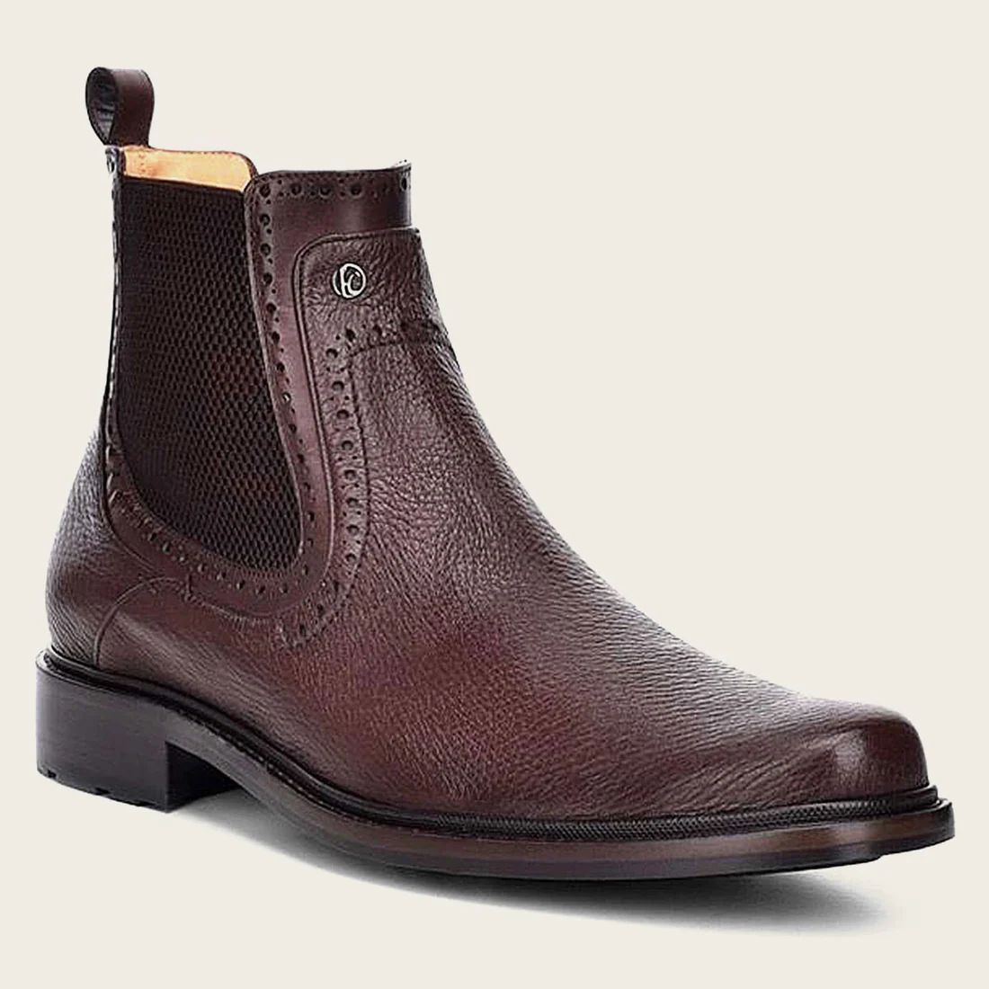 Cuadra | Black Deer Minimalistic Bootie-Deer - Brown