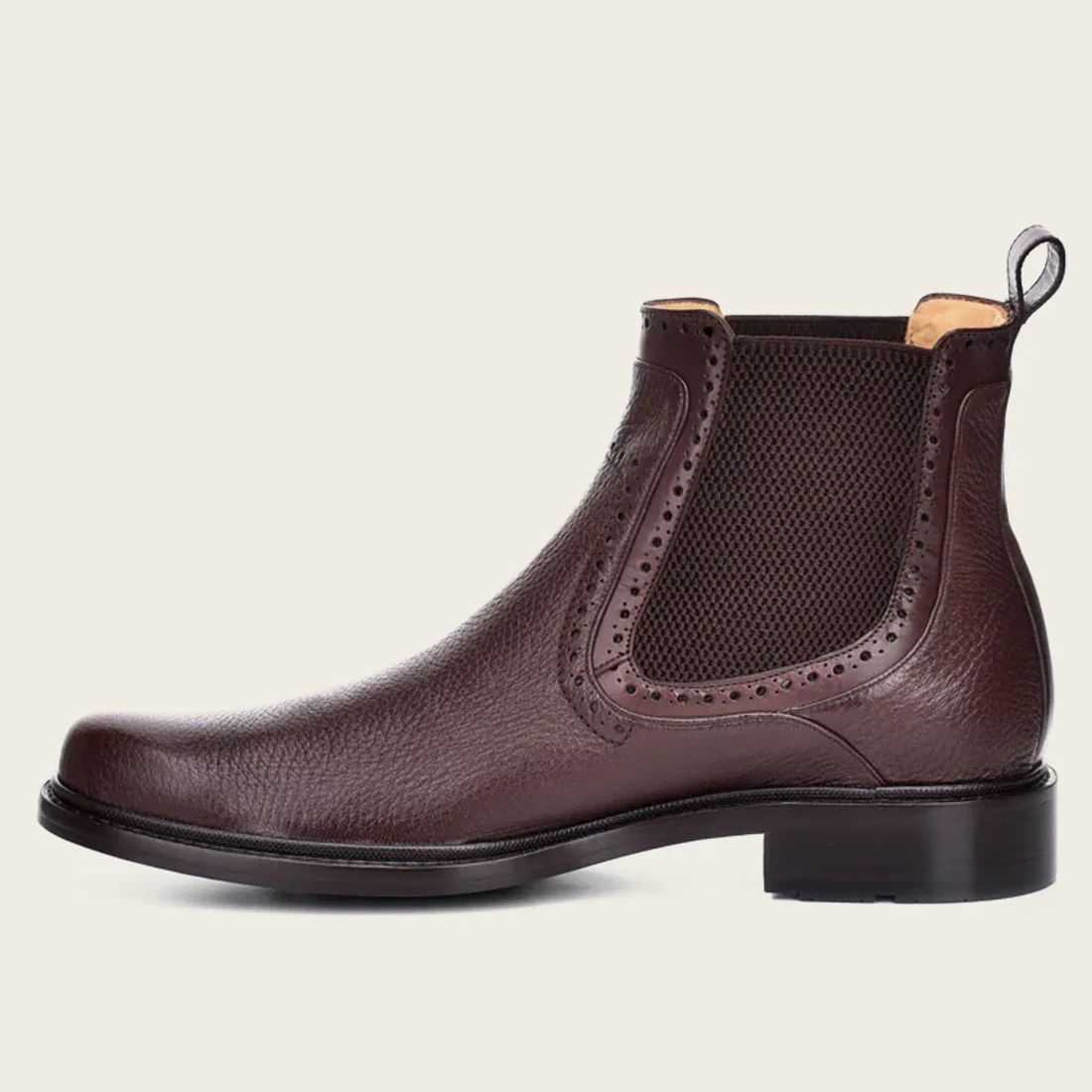 Cuadra | Black Deer Minimalistic Bootie-Deer - Brown